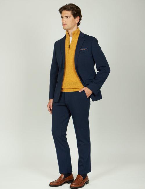 Abito in maglia tinta unita |Colore:Blu