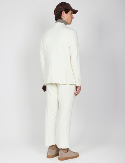 Abito in maglia tinta unita |Colore:Panna