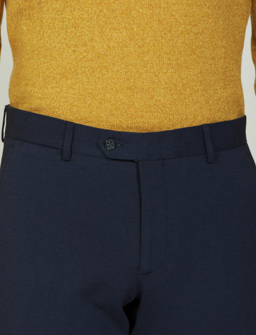 Abito in maglia tinta unita |Colore:Blu
