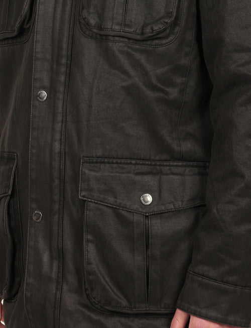 Sahariana tecnica con tasche multiple |Colore:Moro