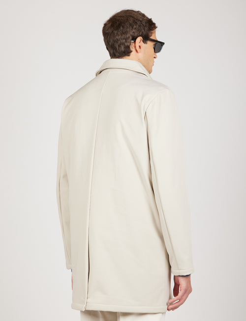 Trench tecnico con pettorina removibile |Colore:Panna