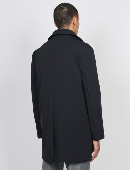 Trench tecnico con pettorina removibile |Colore:Nero