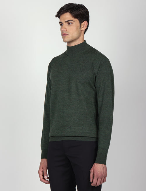 Lupetto in lana merinos|Colore:Verde