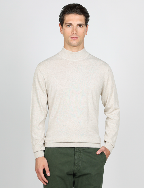 Lupetto in lana merinos|Colore:Panna