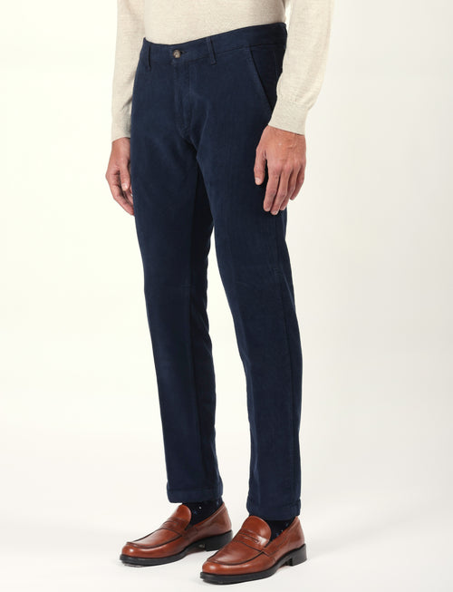 Pantalone in fustagno dobby Luigi Fusaro