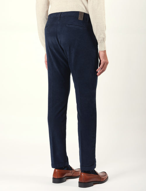 Pantalone in fustagno dobby Luigi Fusaro