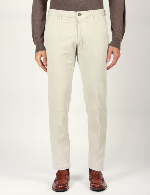 Pantalone in fustagno dobby Luigi Fusaro