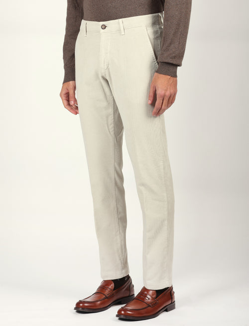 Pantalone in fustagno dobby Luigi Fusaro