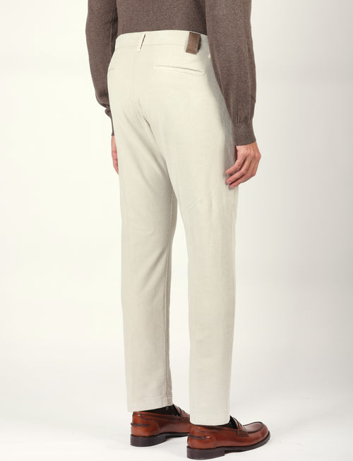 Pantalone in fustagno dobby Luigi Fusaro