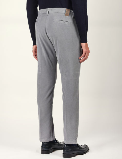 Pantalone in fustagno dobby Luigi Fusaro