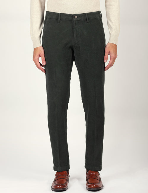 Pantalone in fustagno dobby Luigi Fusaro