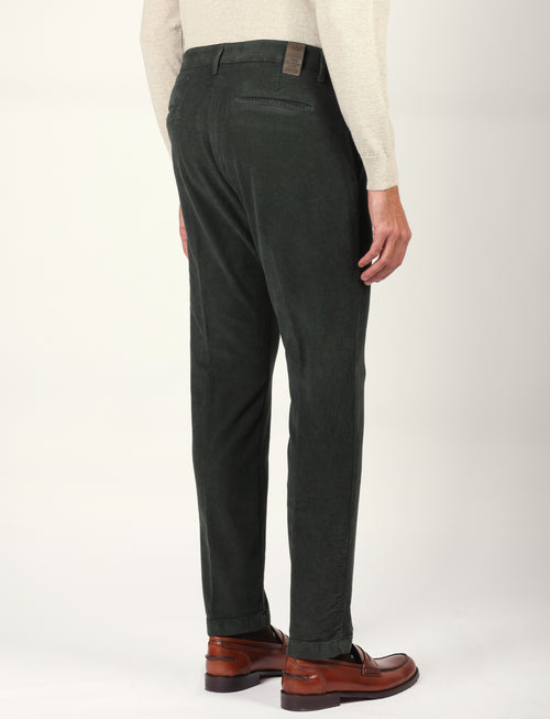 Pantalone in fustagno dobby Luigi Fusaro