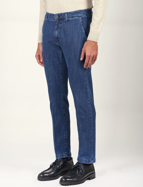 Jeans in cotone stretch |Colore:Lavaggio chiaro