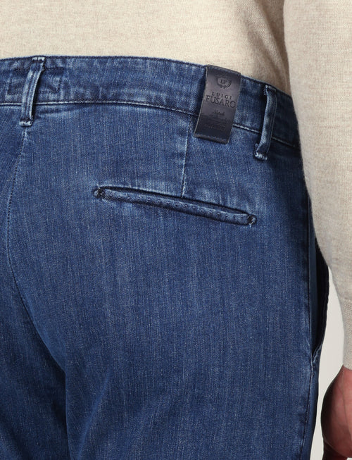 Jeans in cotone stretch |Colore:Lavaggio chiaro