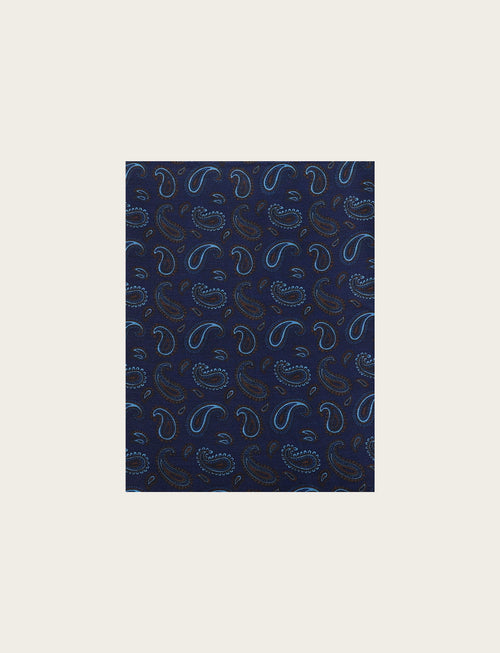 Sciarp fantasia paisley in tessuto fluido luigi fusaro