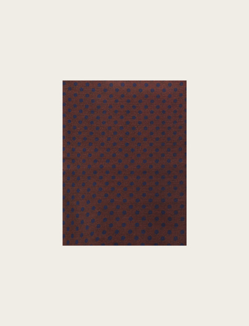 Sciarpa fantasia micro pois regolari|Colore:Moro