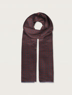 Sciarpa fantasia geometrica micro rombi |Colore:Rosso