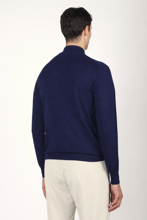 Lupetto in lana merinos|Colore:Blu