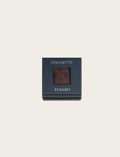 Pochette fantasia pois grandi luigi fusaro