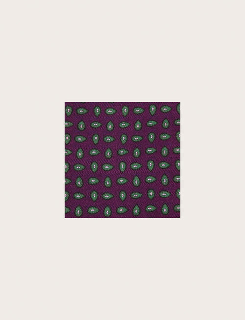 Pochette fantasia paisley geometrica luigi fusaro