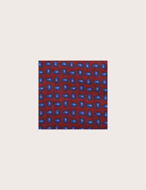 Pochette fantasia paisley geometrica luigi fusaro