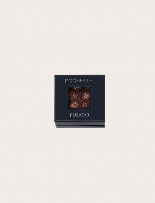 Pochette con pattern geometrico circolare luigi fusaro