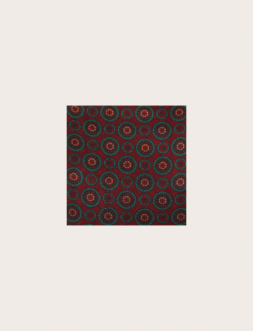 Pochette con pattern geometrico circolare luigi fusaro
