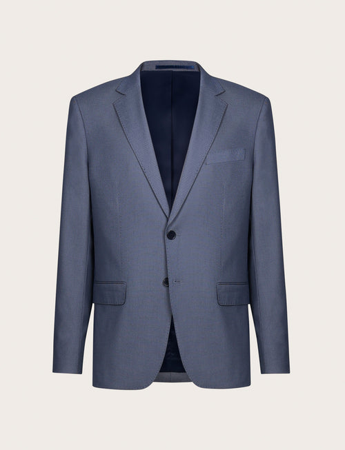 Abito in tessuto a puntino Drop 7 |Colore:Avio