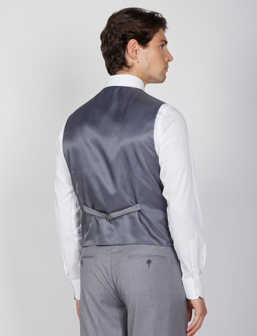Gilet classico tinta unita |Colore:Grigio