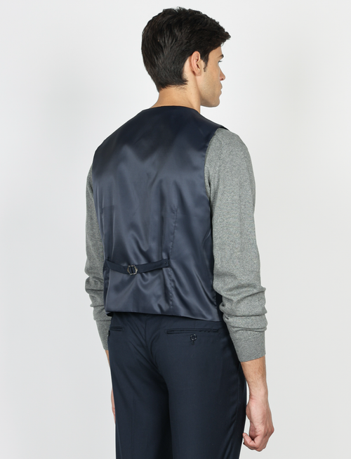 Gilet classico tinta unita |Colore:Blu