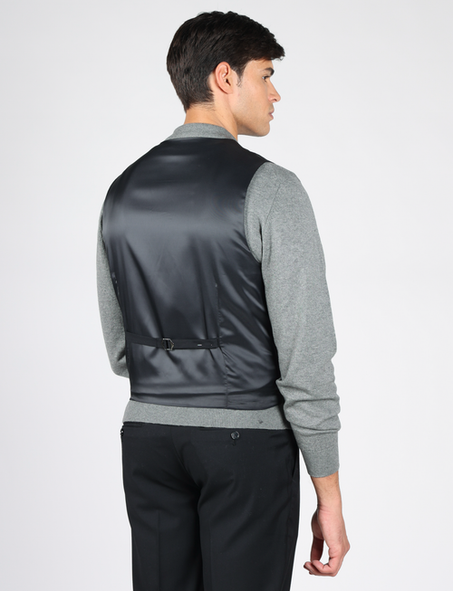 Gilet classico tinta unita |Colore:Nero