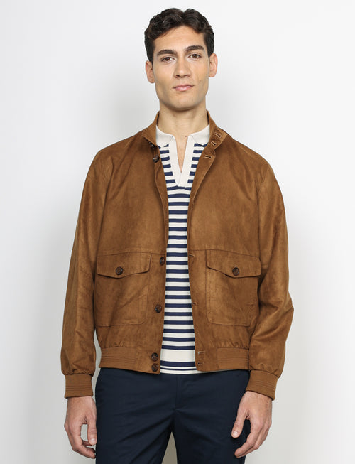 Bomber in alcantara luigi fusaro