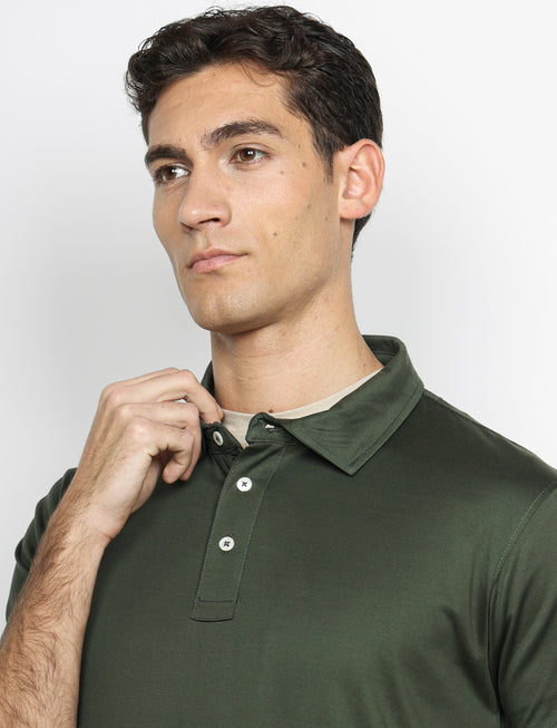 Polo in 100% cotone jersey luigi fusaro