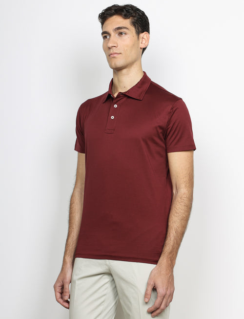 Polo in 100% cotone jersey luigi fusaro