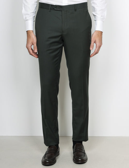 Pantaloni classici tinta unita |Colore:Verde