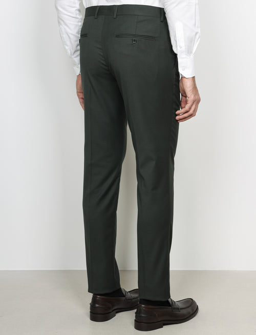 Pantaloni classici tinta unita |Colore:Verde