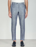 Pantaloni in lino mélange_Luigi Fusaro