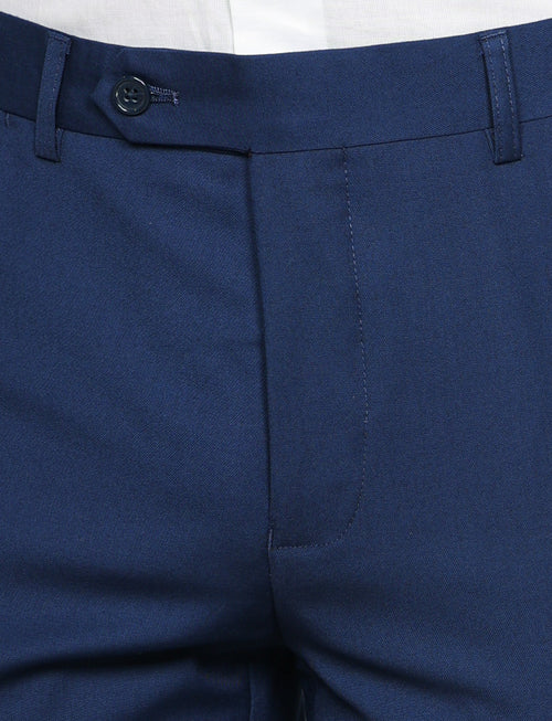 Pantaloni classici tinta unita |Colore:Avio