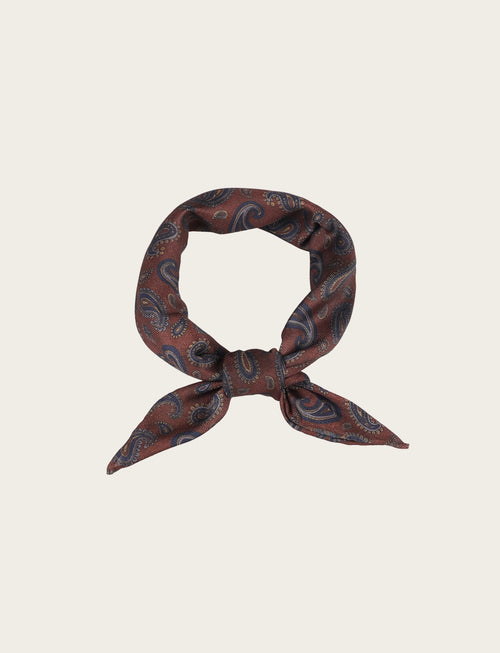Foulard fantasia paisley luigi fusaro