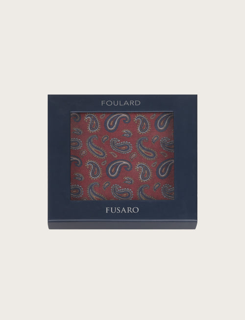 Foulard fantasia paisley luigi fusaro