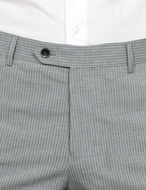 Abito gessato micro riga Drop 4 luigi fusaro