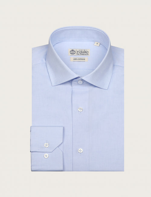 Camicia in cotone nido d'ape luigi fusaro