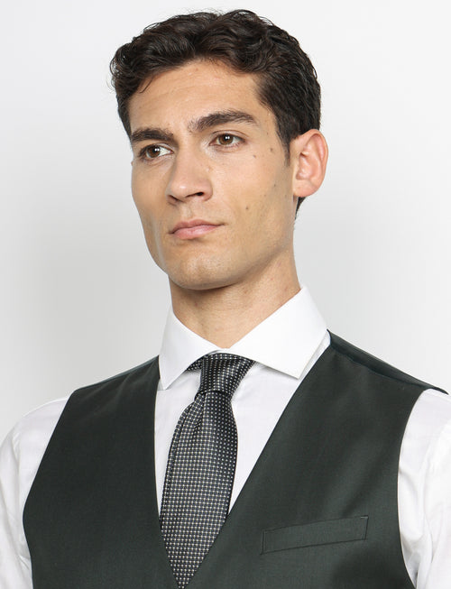 Gilet classico tinta unita |Colore:Verde