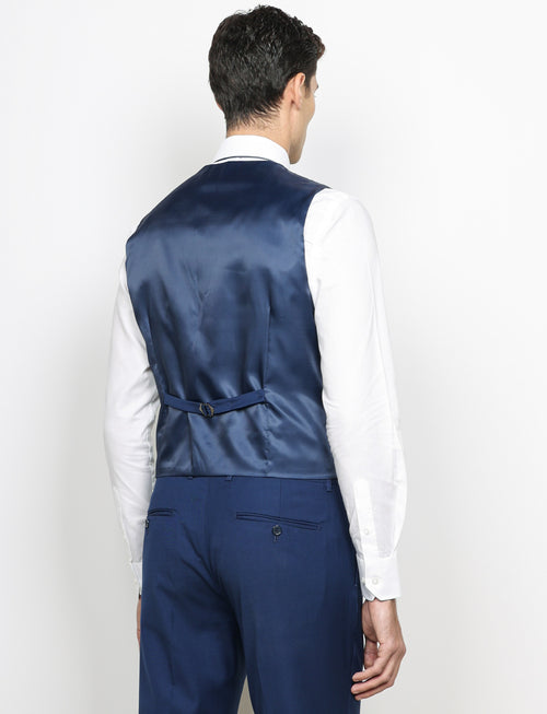 Gilet classico tinta unita |Colore:Avio