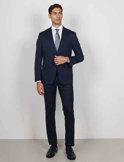 Abito punto a spillo |Colore:Blu
