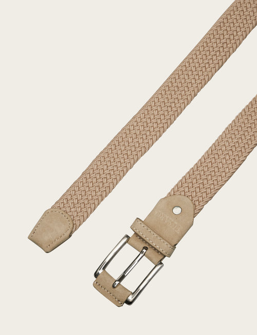 Cintura elasticizzata intrecciata |Colore:Beige