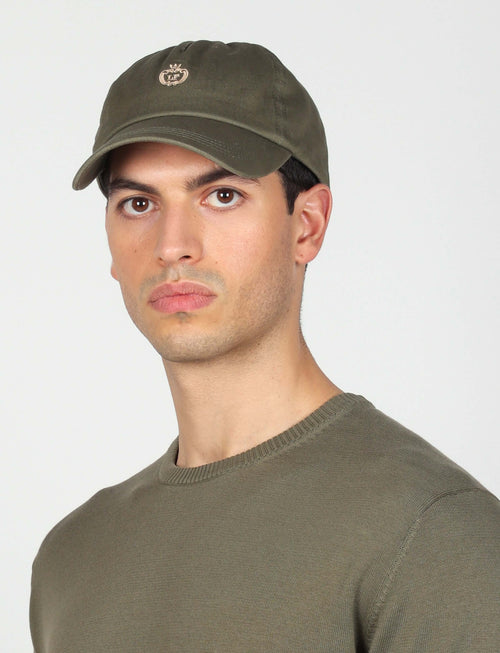 Maglia girocollo in cotone a maniche lunghe luigi fusaro