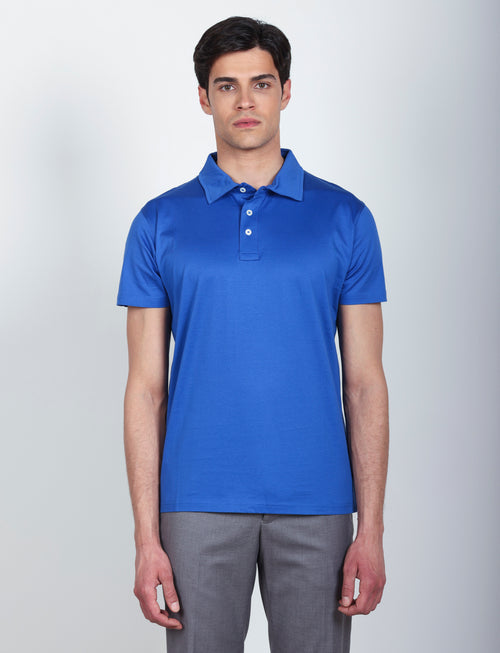 Polo in 100% cotone jersey luigi fusaro