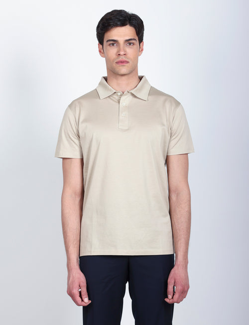 Polo in 100% cotone jersey luigi fusaro