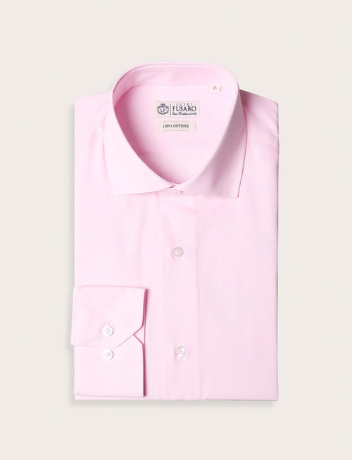 Camicia in cotone fil a fil luigi fusaro